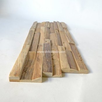 Wood Wall Flooring / www.teakwallcladding.com Indoor wood wall cladding / wood wall flooring is way to add a feature wall to an interior, residential as well as commercial